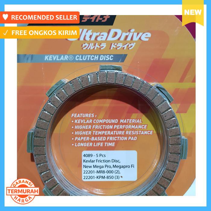 KAMPAS KOPLING RACING DAYTONA ASLI ORI GL 100 VERZA 4089