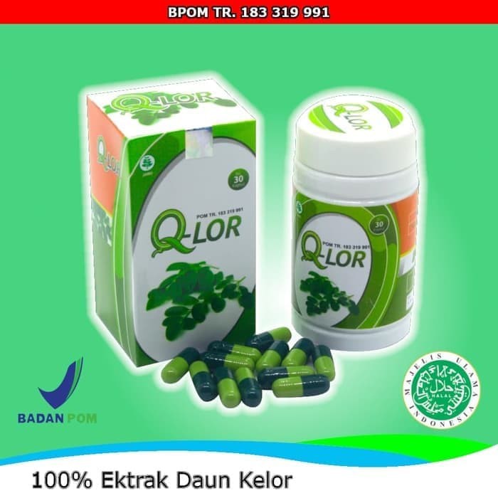 ekstrak daun kelor Q - lor untuk anti inflamasi ,Pelancar ASI bagi ibu menyusui