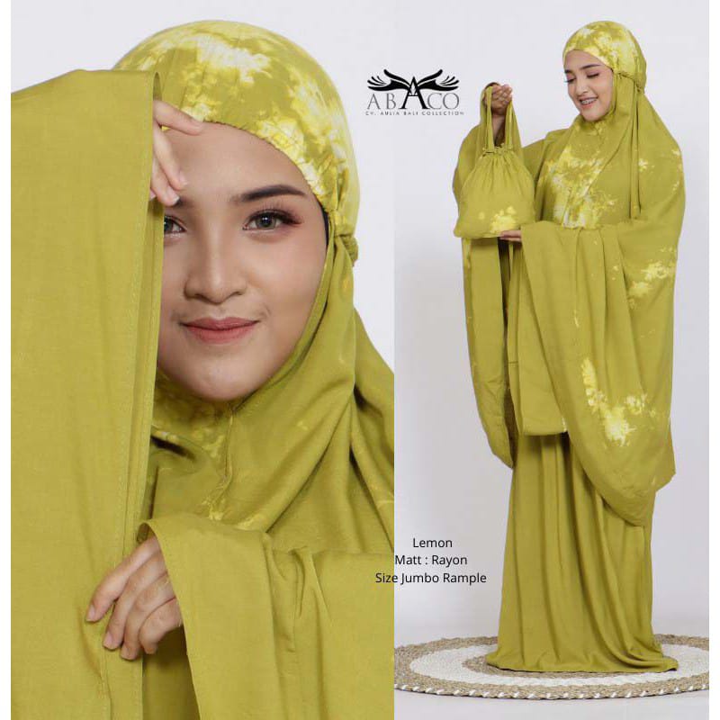 MUKENA BALI JUMBO REMPEL SMOKE