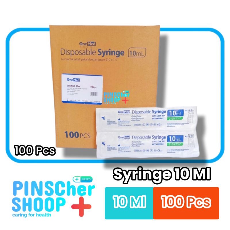 Syringe 10 cc Disposable Spuit 10 Ml / Satuan