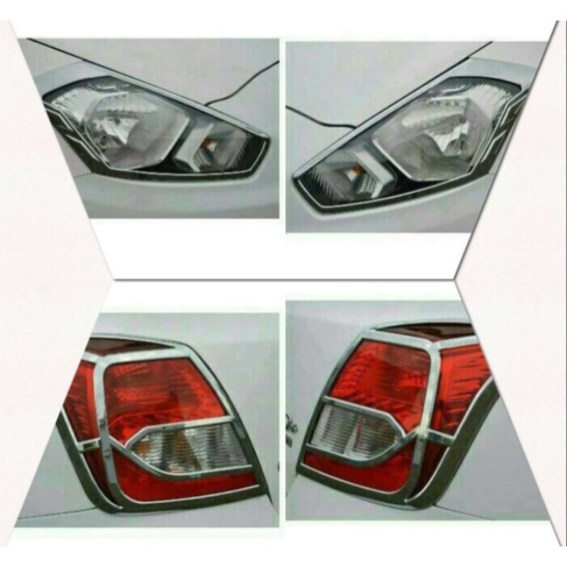 Paket Garnis lampu Depan Belakang Datsun Go Panca