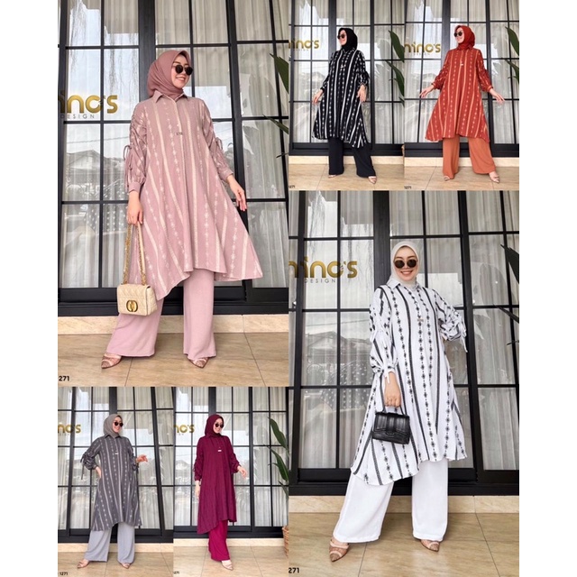 STELAN Tunik  Dan Celana Cantik Dari Ninos Design Ori 1271