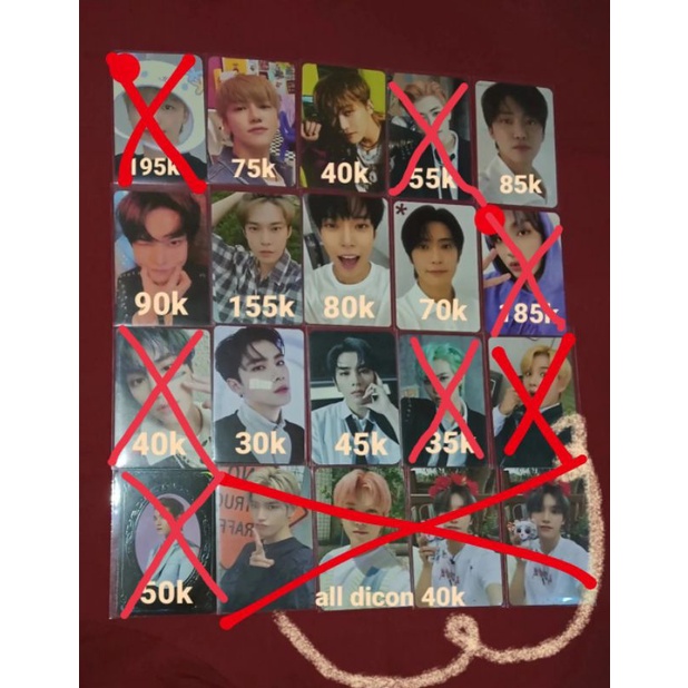 wts jual selca only photopack sg22 doyoung jaemin jaehyun photocard pc only