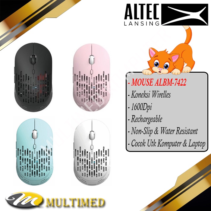 Mouse Wirelles ALTEC LANSING ALBM7422 Rechargeable