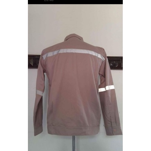 SERAGAM SAFETY COKLAT SUSU RESLETING