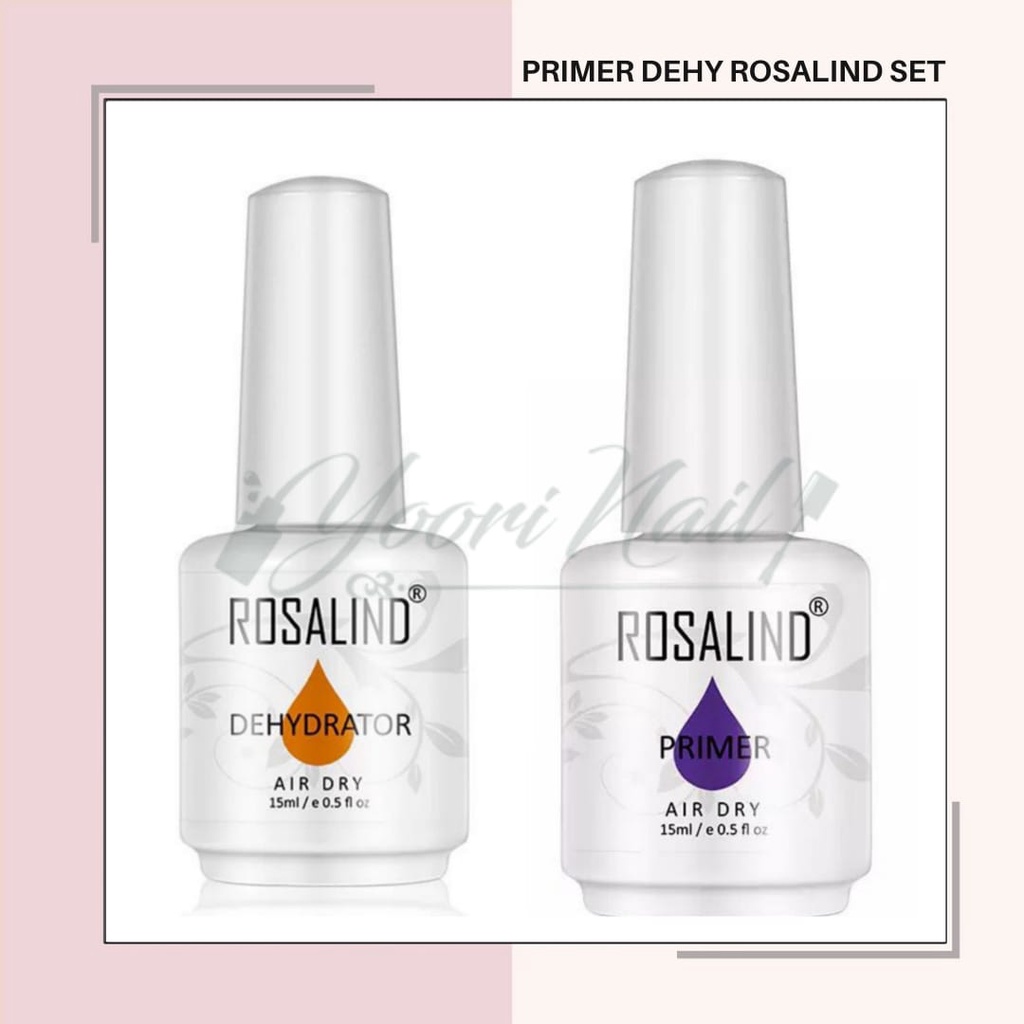 Rosalind Nail Dehydrator Primer 15ml Base Nail Art Kutek Gel Nail Polish Nail Art