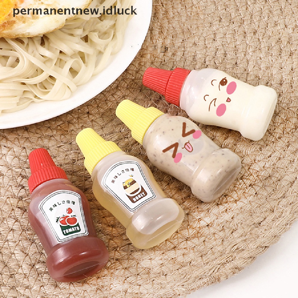 2 Pcs Botol Wadah Bumbu Saus Tomat Salad Mini Portabel