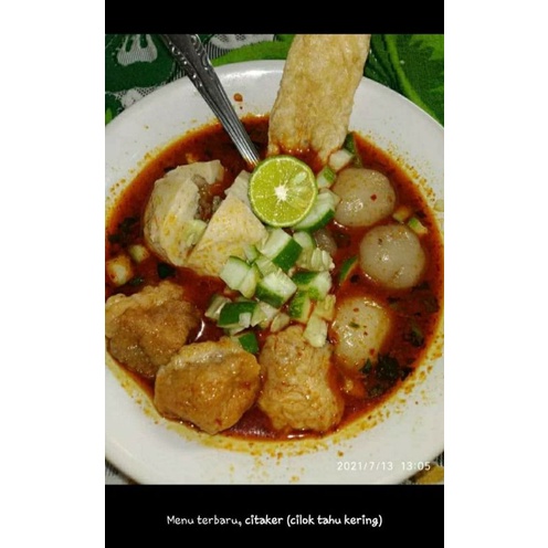 

citaker (Cilok tahu kering)