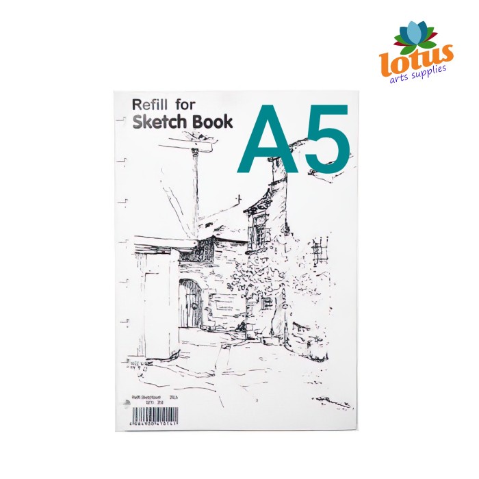 

Sketsagambar- Lyra Refill Sketchbook A5 - A4 - A3 (30 Lembar) - A5 -Buku-Gambar-Sketsa.