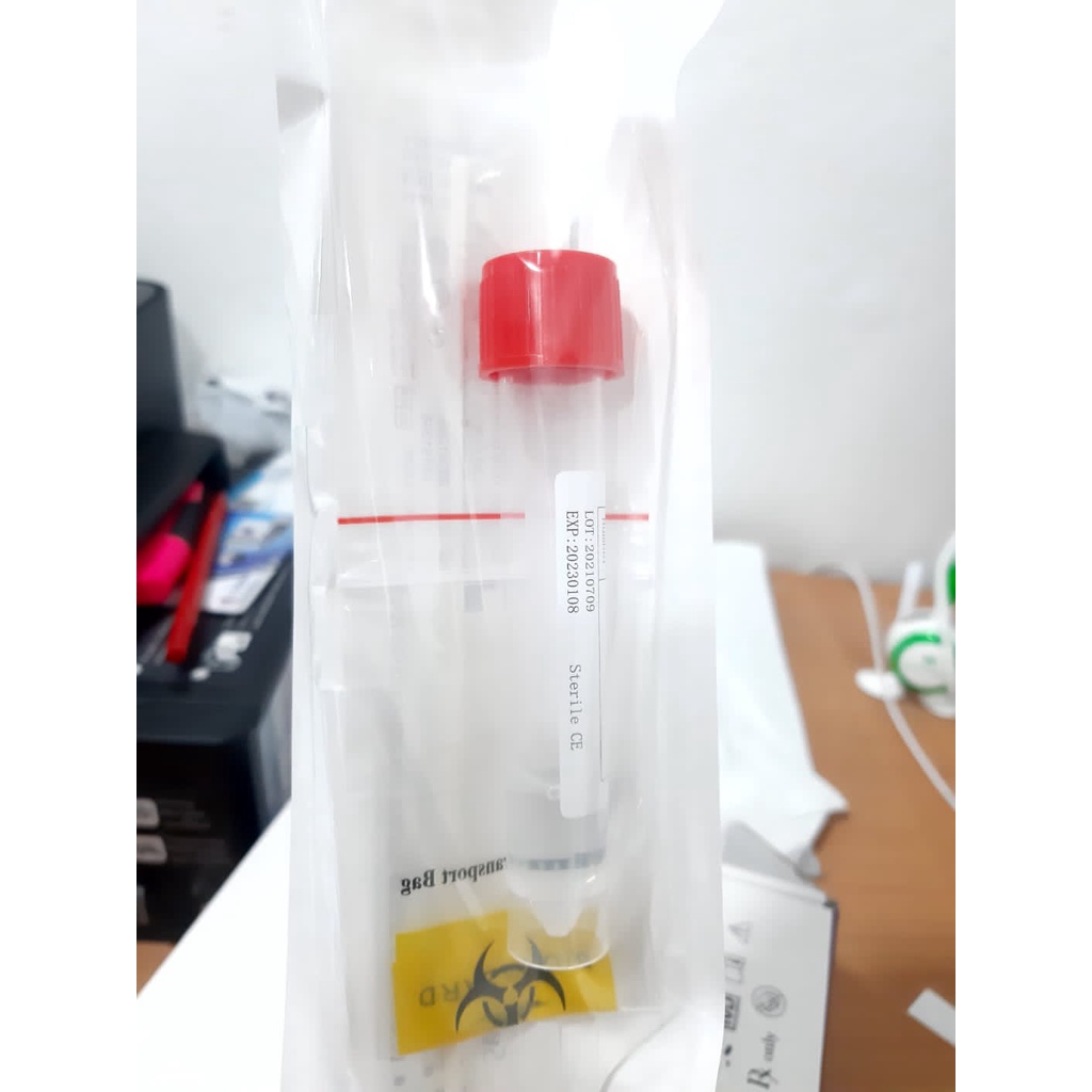 VTM Suntrine 1 Set Inactivated Virus Transport Medium / Virus Sampling Tube Tabung Media Penyimpanan