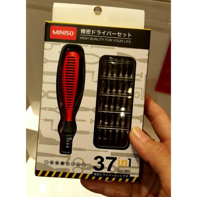 MINISO ORIGINAL 37in1 obeng kecil. Miniso murah ready surabaya