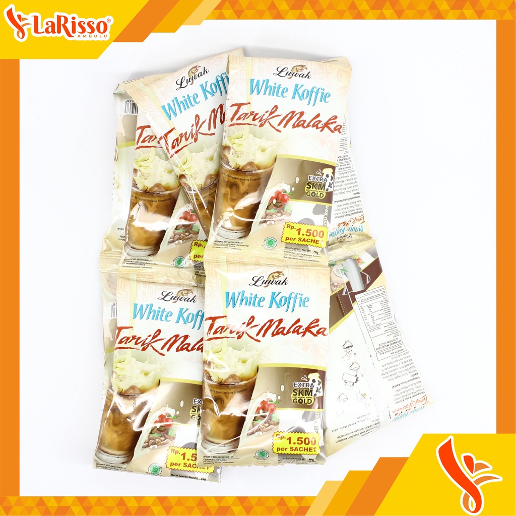 

KOPI LUWAK WHITE KOFFIE TARIK MALAKA 10X30GR SACHET