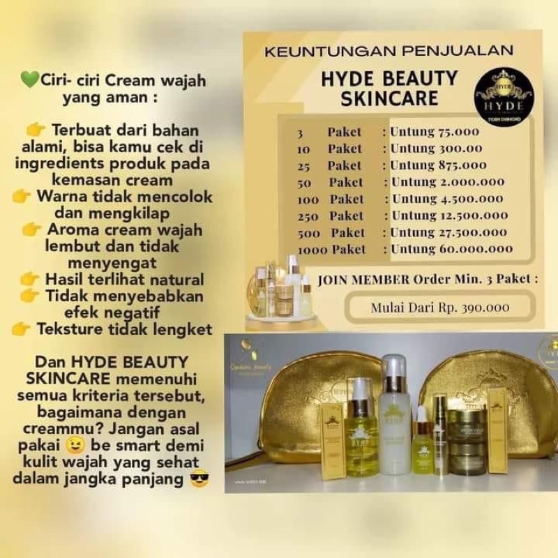 Hyde Beauty Skincare Paket Glowing