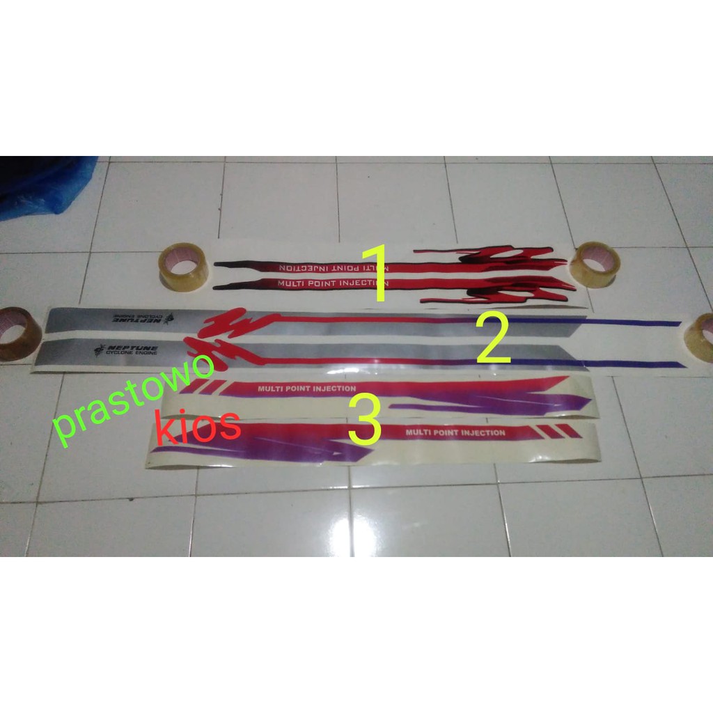 Sticker stiker striping lis body bak colt t 120ss pick up