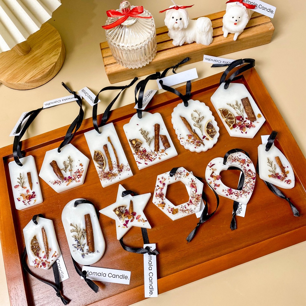 (Grosir) Momala Candle Scented Wax Sachet Lilin aromaterapi souvenir wedding ulang tahun pernikahan 