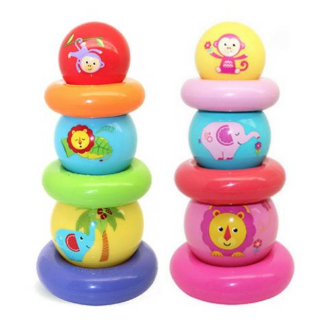 Fisher Price Rainbow Stacked Ball