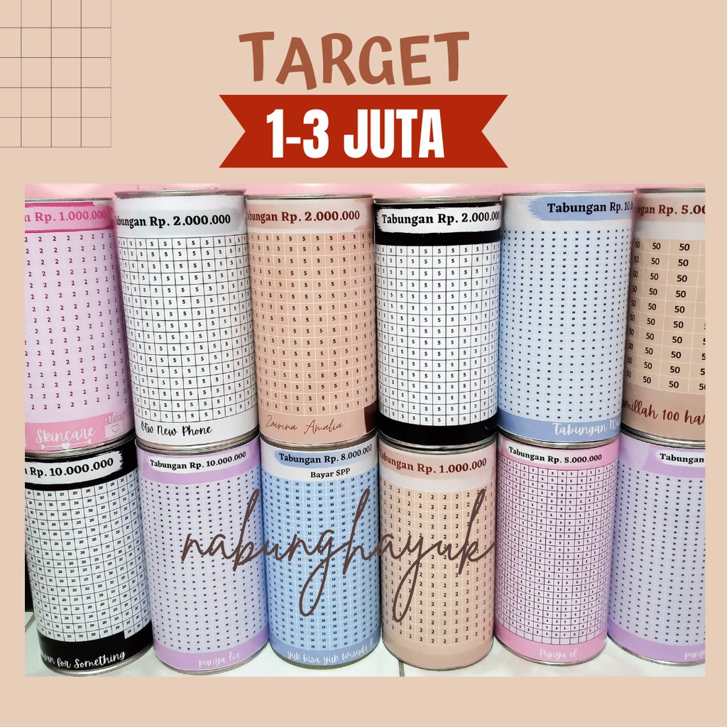 Celengan Target 1-3 JUTA