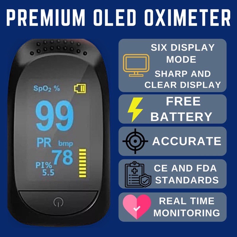 MIINII 2 Model Oximeter A2/LK87 Oled Tft Fingertip Pulse Oximetertery SPO2 Saturation