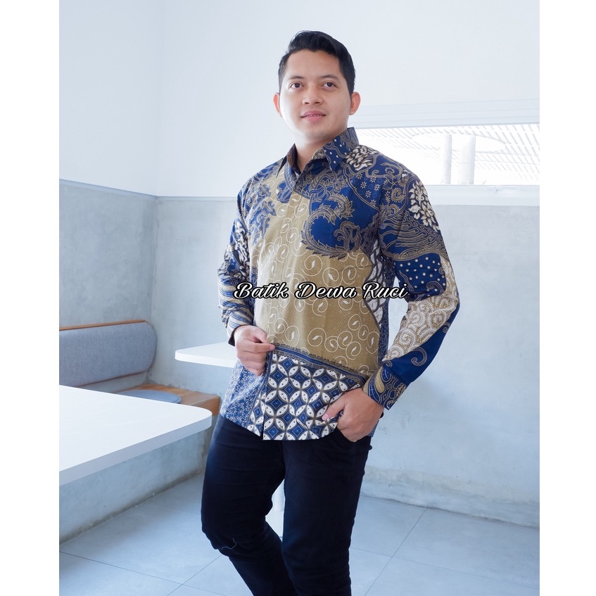 Batik Pria BEBRAYAN Full Furing Size M-XXL Katun Halus High Quality