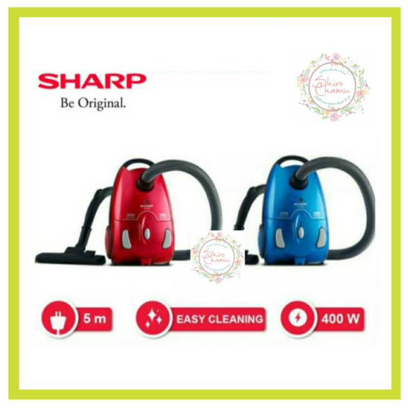 Sharp Vacuum Cleaner EC-8305-P/B Penyedot Debu Gloss Painting Low Watt
