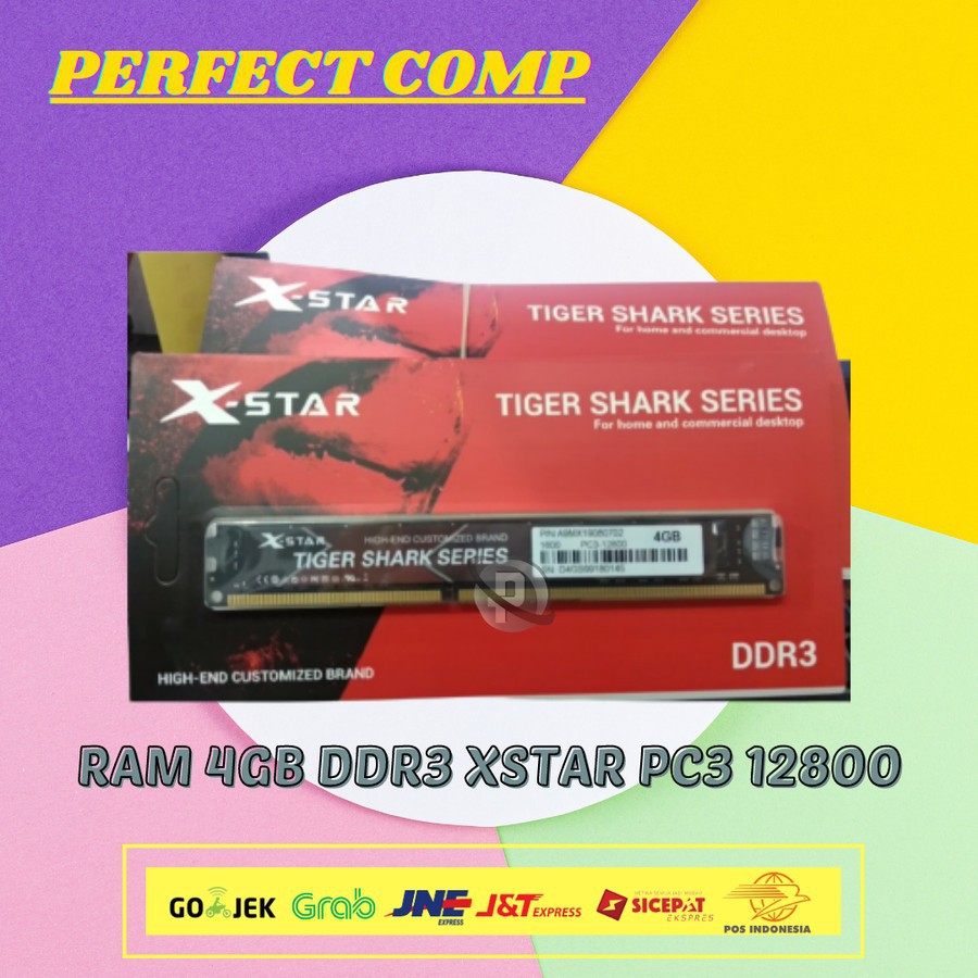DDR3 4GB XSTAR TIGER SHARK