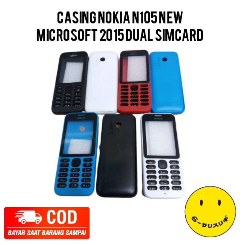 KESING NOKIA 105 CASING NOKIA N105 2015 NEW DUAL SIMCARD