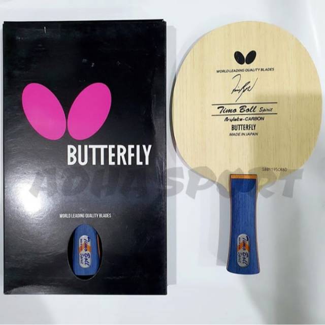 ORIGINAL Butterfly TIMO BOLL Spirit - Kayu Bet Pingpong Bat Tenis Meja