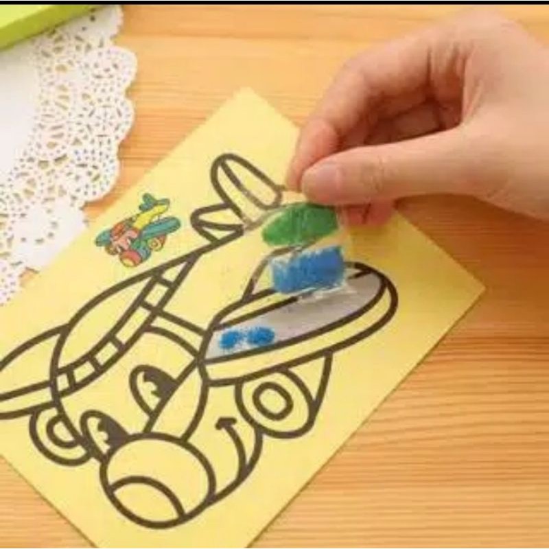 Mewarnai dengan Pasir