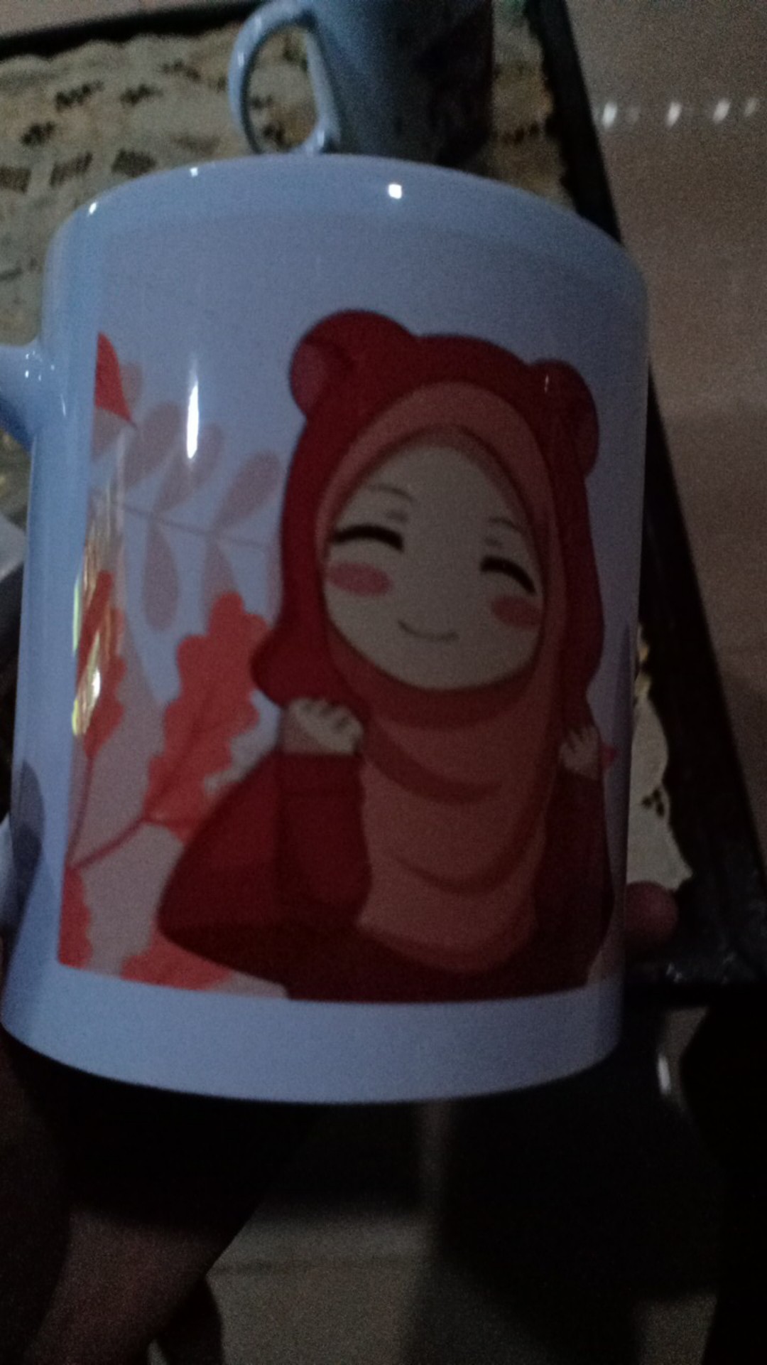 Mug Digital Hijab Kartun Karakter