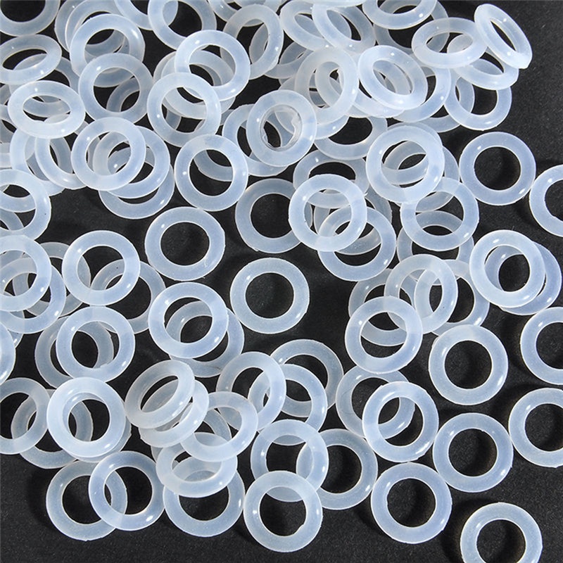 {LUCKID}120Pcs Silicone Rubber O-Ring Switch Dampeners White For Cherry MX Keyboard