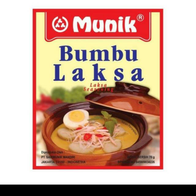 

MUNIK BUMBU LAKSA 70 GRAM