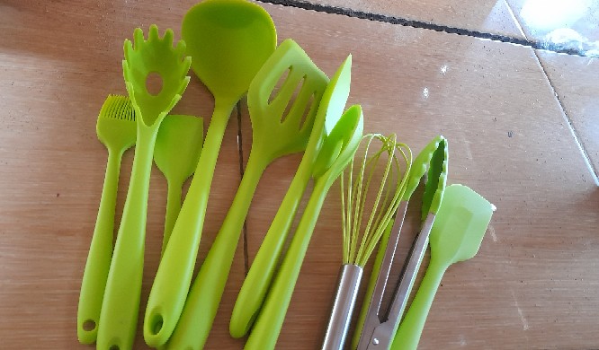 Sodet Silicone 10 Pcs Bpa Free  - Spatula Anti Panas, Anti Baret Wajan