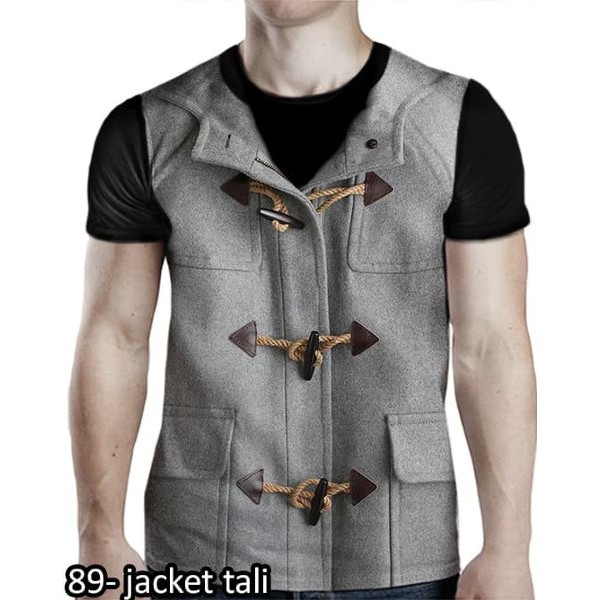 Kaos Keren kaos 3d anime superhero JAKET TALI - 89 Baju Dewasa Cowok cewek dan Kaos Anak