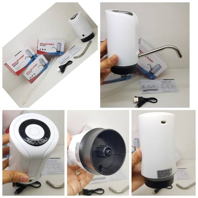 Pompa Air Galon Otomatis Electric Pump Water Gallon Re-Charge Dispenser Air Galon Elektrik Isi Ulang