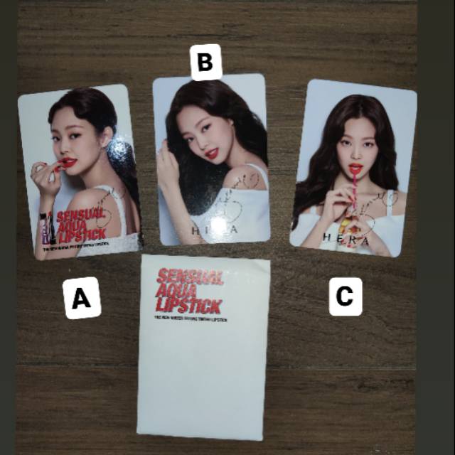 JENNIE BLACKPINK - HERA Official Photocard