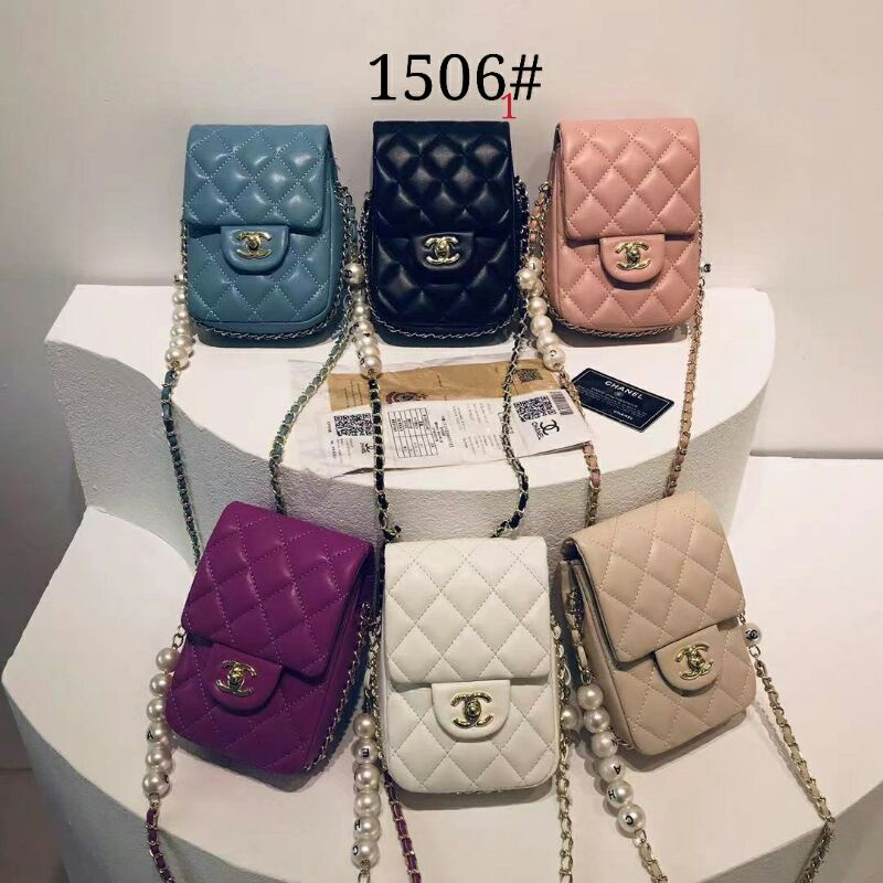 SLING BAG TAS SELEMPANG HP HANDPHONE CHANEL IMPORT PREMIUM KODE 1506