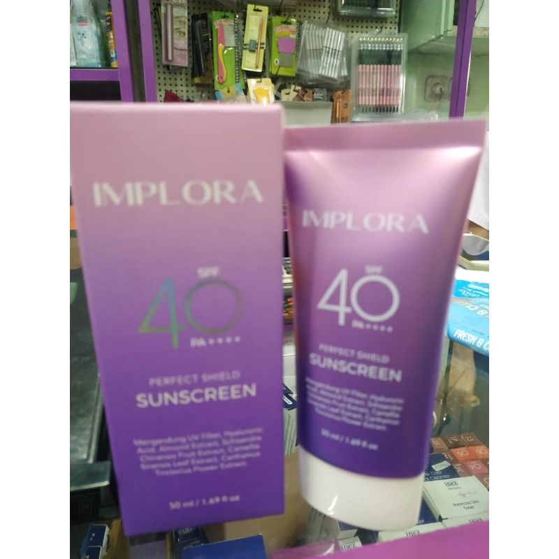 IMPLORA Perfect Shield Sunscreen SPF 40 PA+++ BPOM