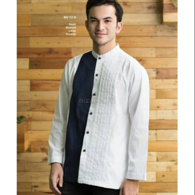 baju koko nizar bordir