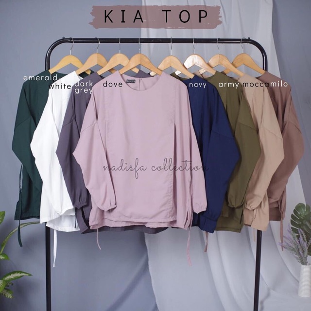 KIA TOP BLOUSE MULTIGAYA BUSUI FRIENDLY