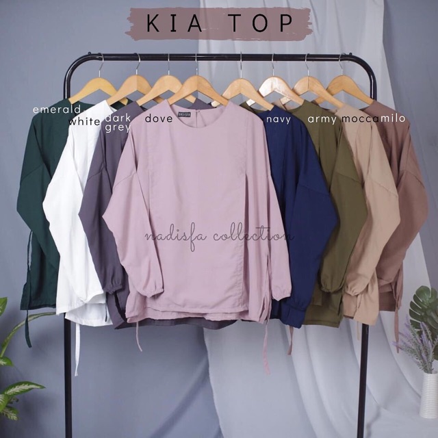 KIA TOP BLOUSE MULTIGAYA BUSUI FRIENDLY