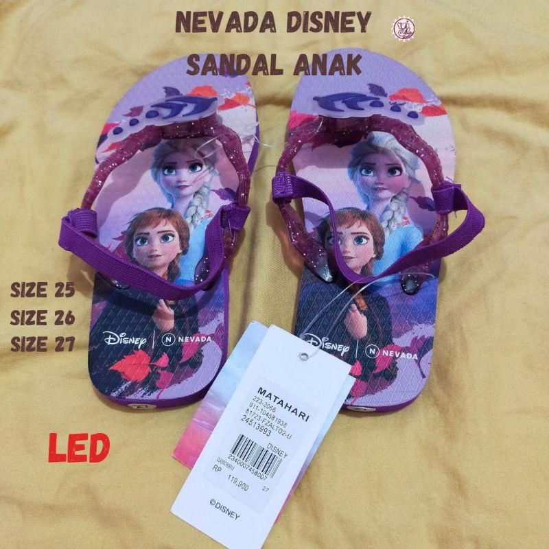 Sandal anak Nevada Disney branded matahari