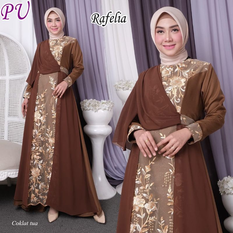 gamis pesta premium terbaru MDrafelia