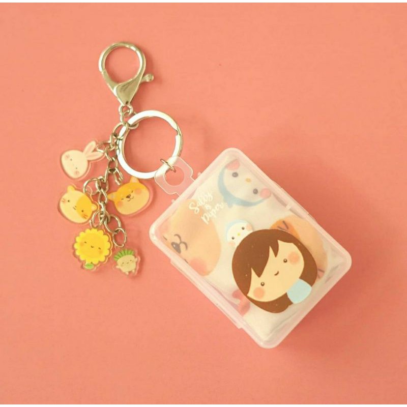 Sally and Piper Snack Bar Pin, Mask Pod, Big Scrunchie