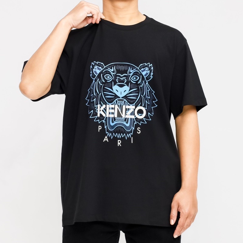 Ken. Tiger Tshirt Black Blue