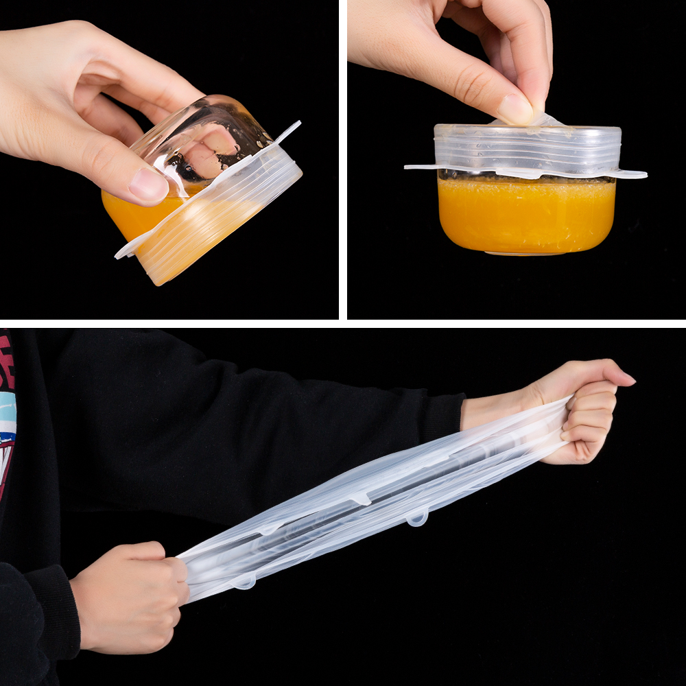 Food Cover 6in1/ Tutup Mangkok Silikon/ Bowl Cover Silicon Serbaguna