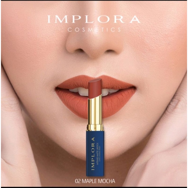 ❤ SHASYA ❤ IMPLORA (✔️BPOM) INTANSE MATTE LIPSTICK BEST SELLER