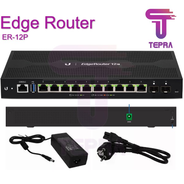 Ubiquiti ER-12P Edge Router 10Port PoE + 2Port SFP Gigabit