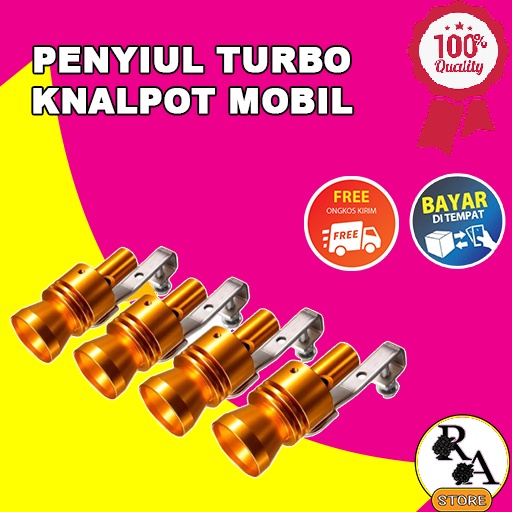 OTOHEROES Turbo Wistle Suara Turbo Knalpot / Penyiul Knalpot Peluit Turbo Mobil