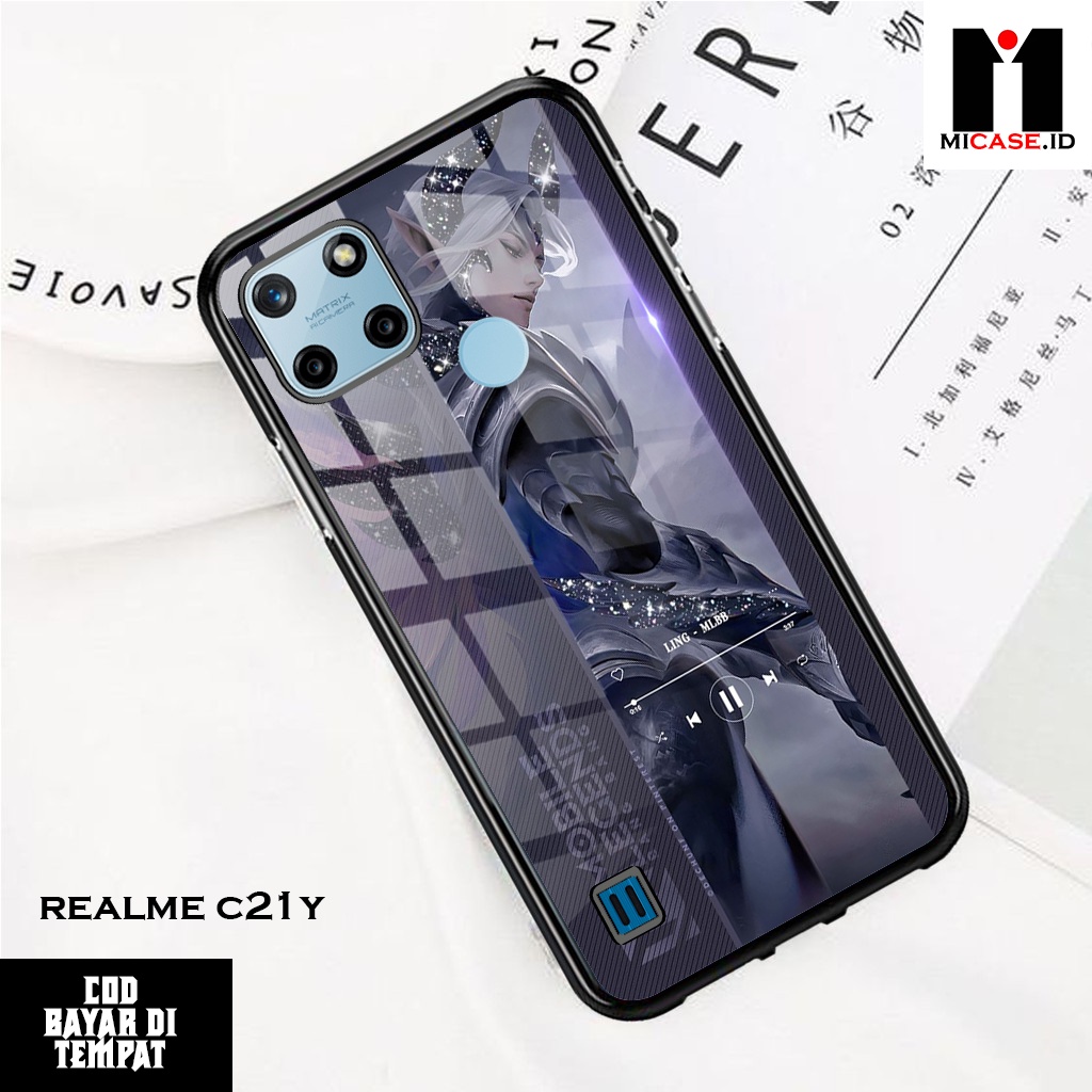 Case REALME C21Y - Casing REALME C21Y Fashion Case Terbaru 2022 MI.CASE [ MOBILE LEGENDS ] Soft Case