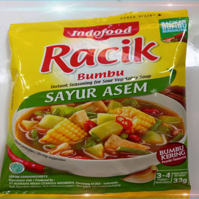 

indofood bumbu racik sayur asem 33 gram